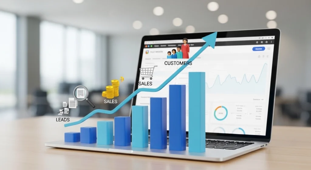 paid website helps business growth leads and sales