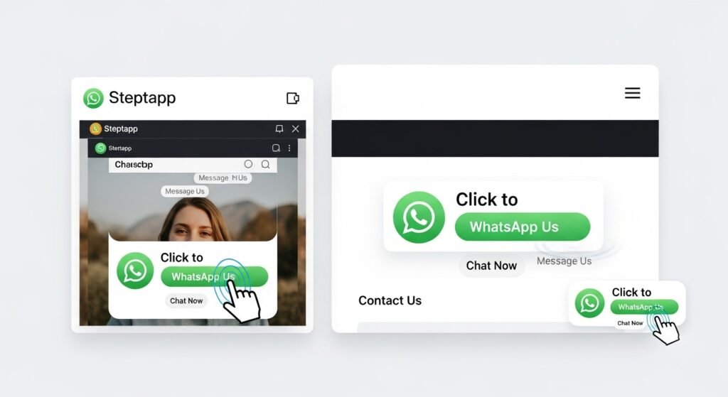 click to whatsapp link lead generation funnel example