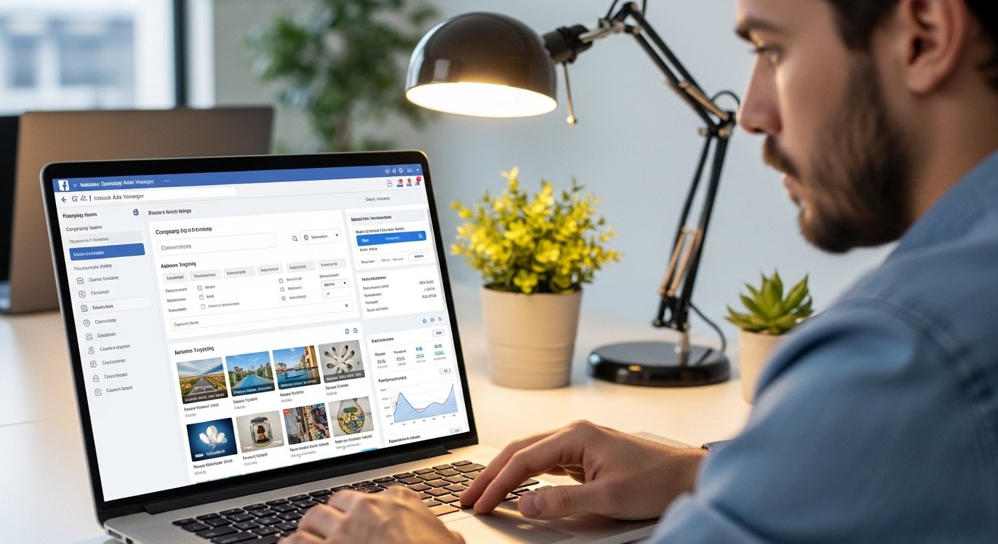 facebook ads kaise chalaye step by step campaign setup dashboard