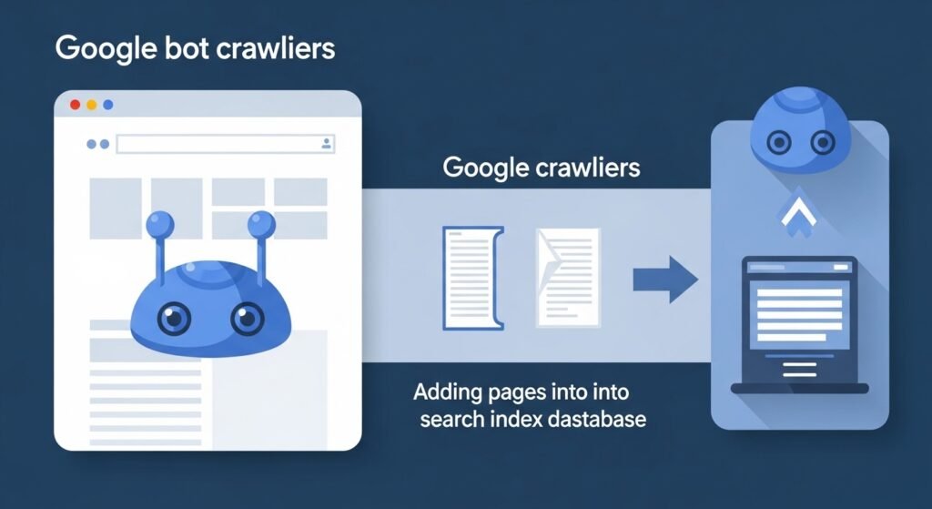 google crawling and indexing process website pages