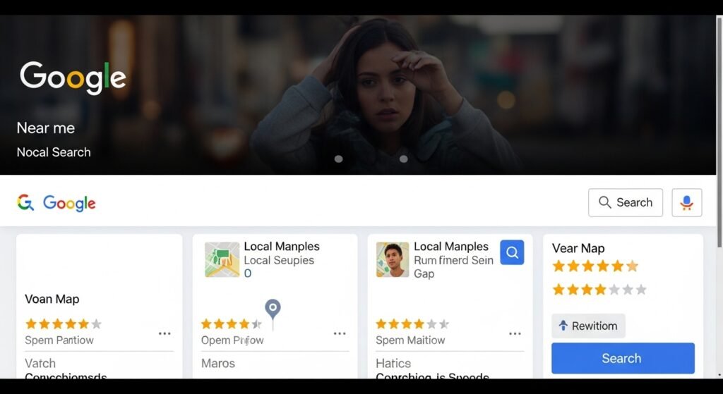 local SEO google near me search results example