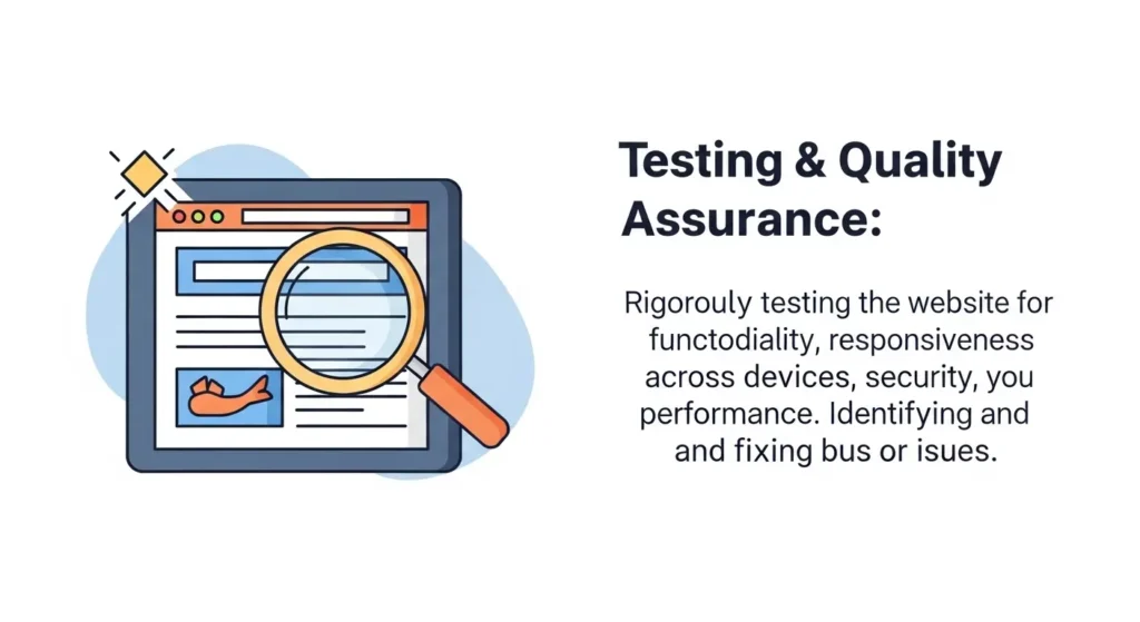 website development service explanation content idea